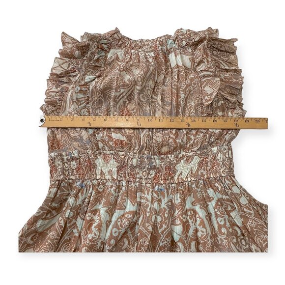 Ulla Johnson Samara Dress Size 10 in Feldspar, Neutral/metallic, NWT - Picture 13 of 14